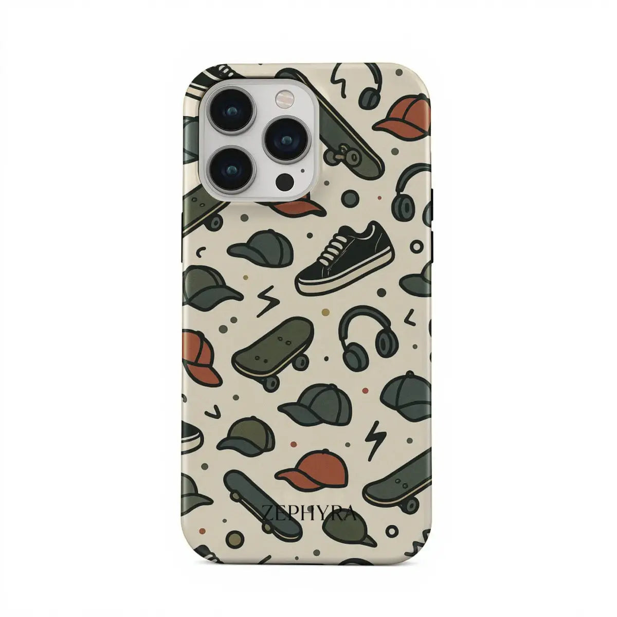 iPhone 16 Pro Max Kryt Skater Icons