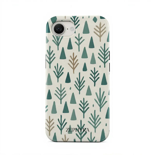 iPhone 16e Kryt Evergreen Geometry