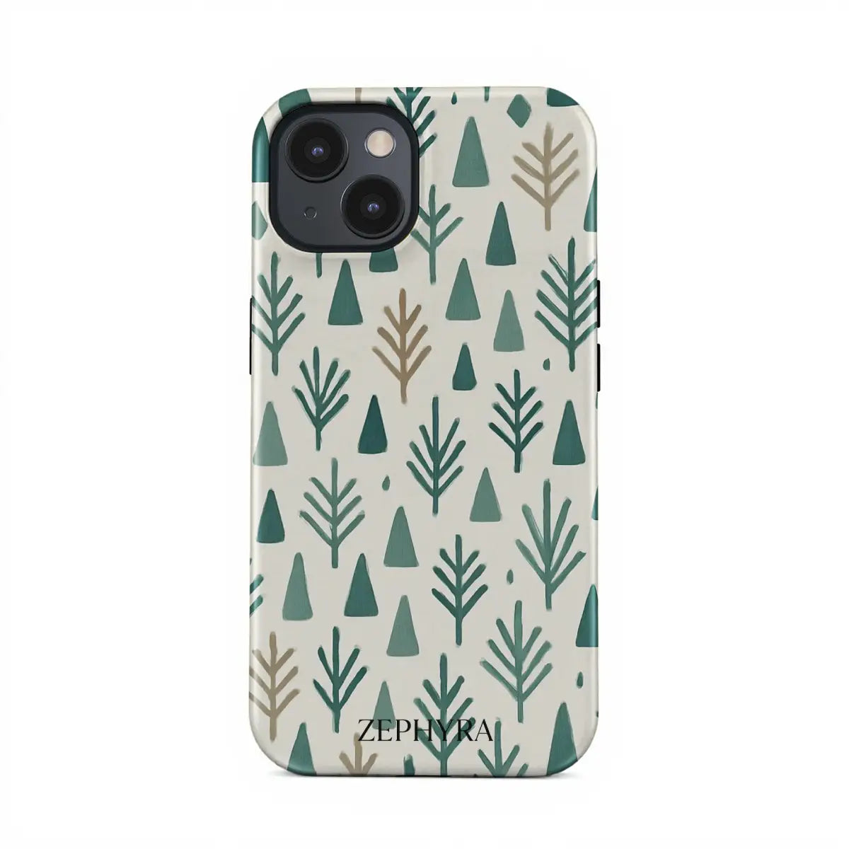 iPhone 12 Kryt Evergreen Geometry