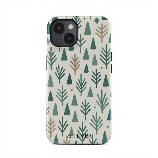 iPhone 12 Kryt Evergreen Geometry