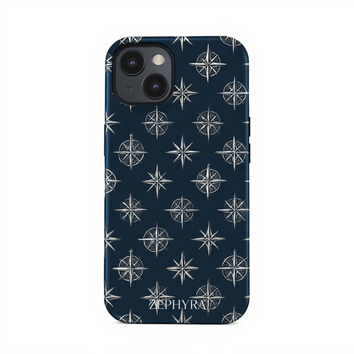 iPhone 14 Kryt Navy Compass