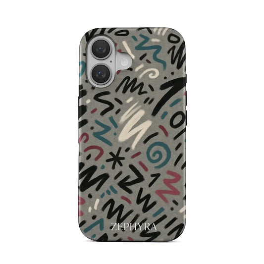 iPhone 16 Kryt Graffiti Marks