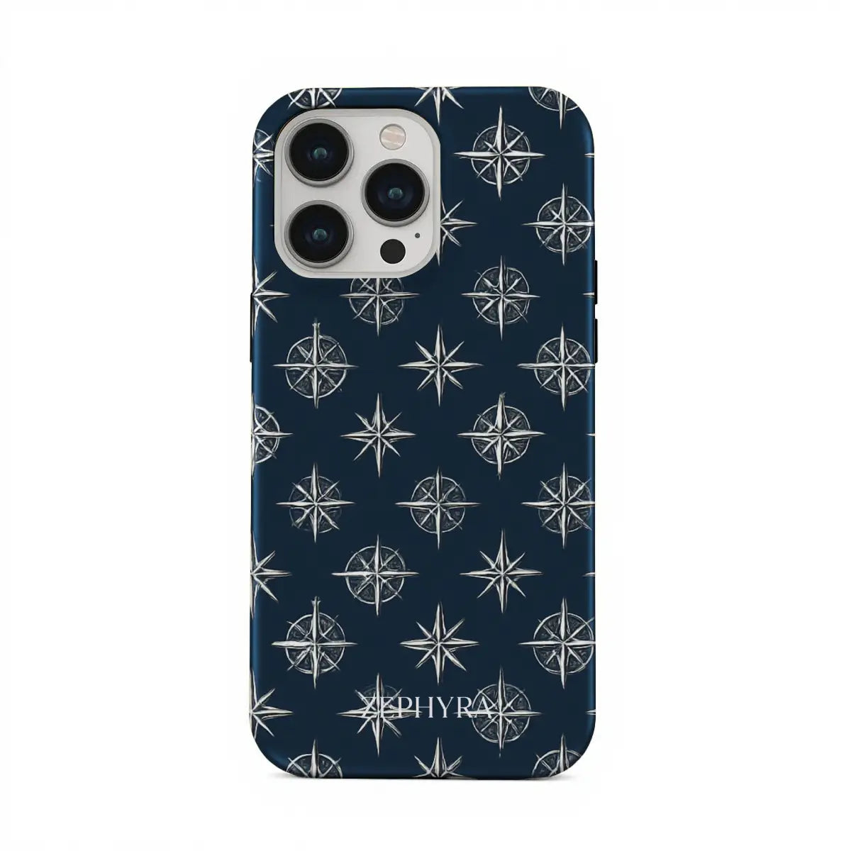 iPhone 15 Pro Kryt Navy Compass